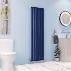 Deddington Cobalt Blue Vertical Radiator 1800mm x 470mm